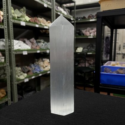Natural Selenite Prism Tower Large